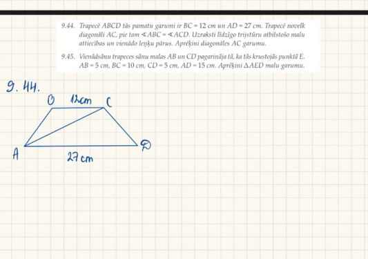 9. klases matemātikas pilns kurss ar nodarbību ieakstiem (8 nodarbības)