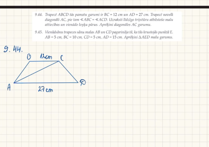 9. klases matemātikas pilns kurss ar nodarbību ieakstiem (8 nodarbības)